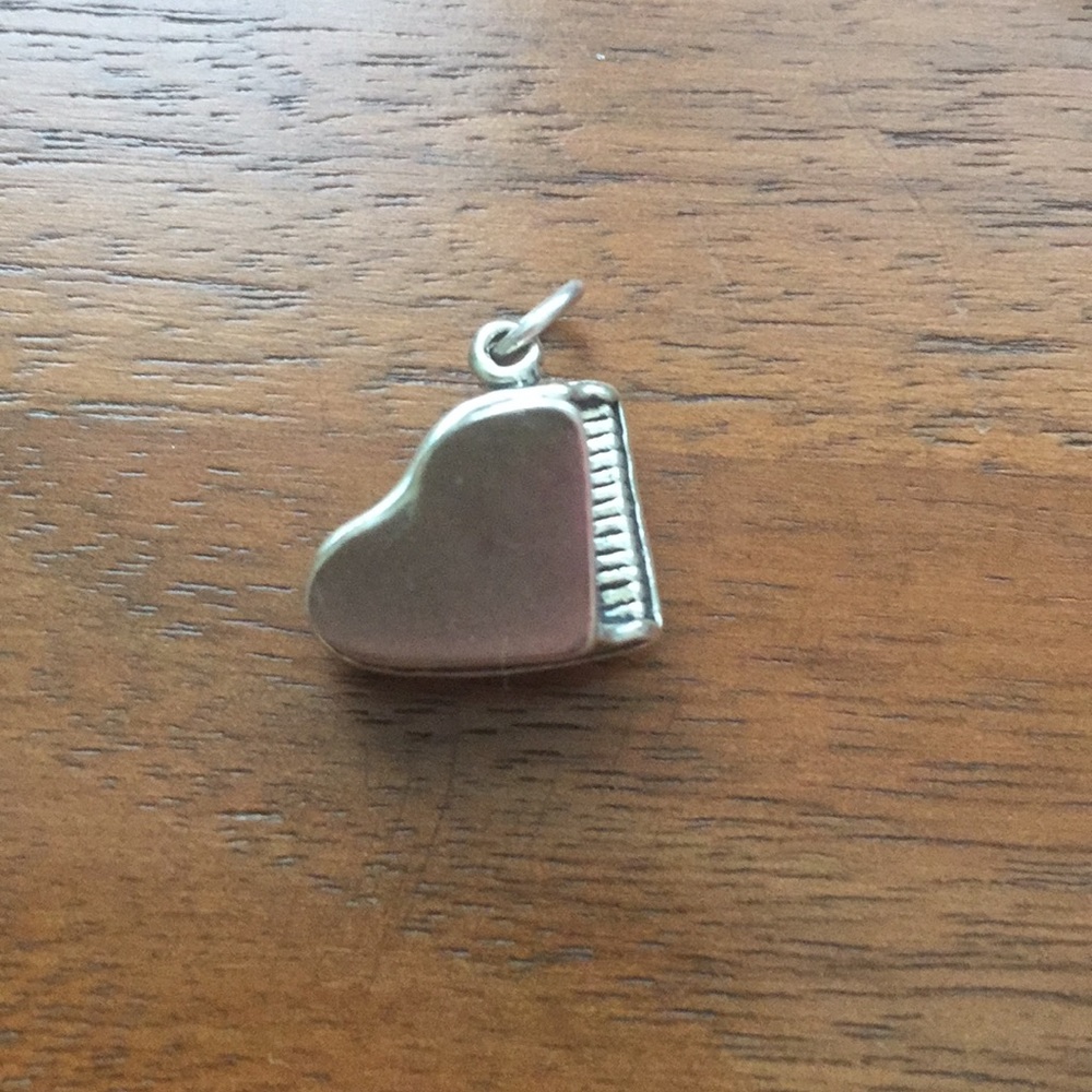 Tiny Grand Piano Sterling Silver Pendant